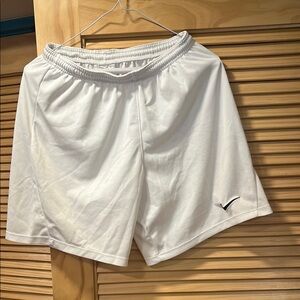 Nike White Athletic Men's Shorts Size Medium
